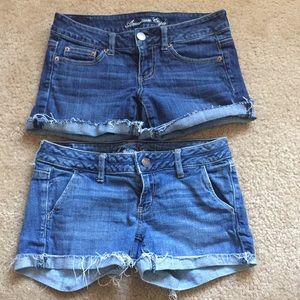 Bundle of two size 4 American Eagle shorts